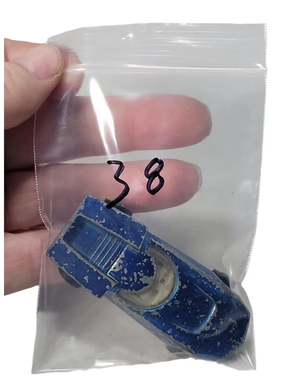 Restored Hot Wheels Redline - 1969 - Turbofire - Blue